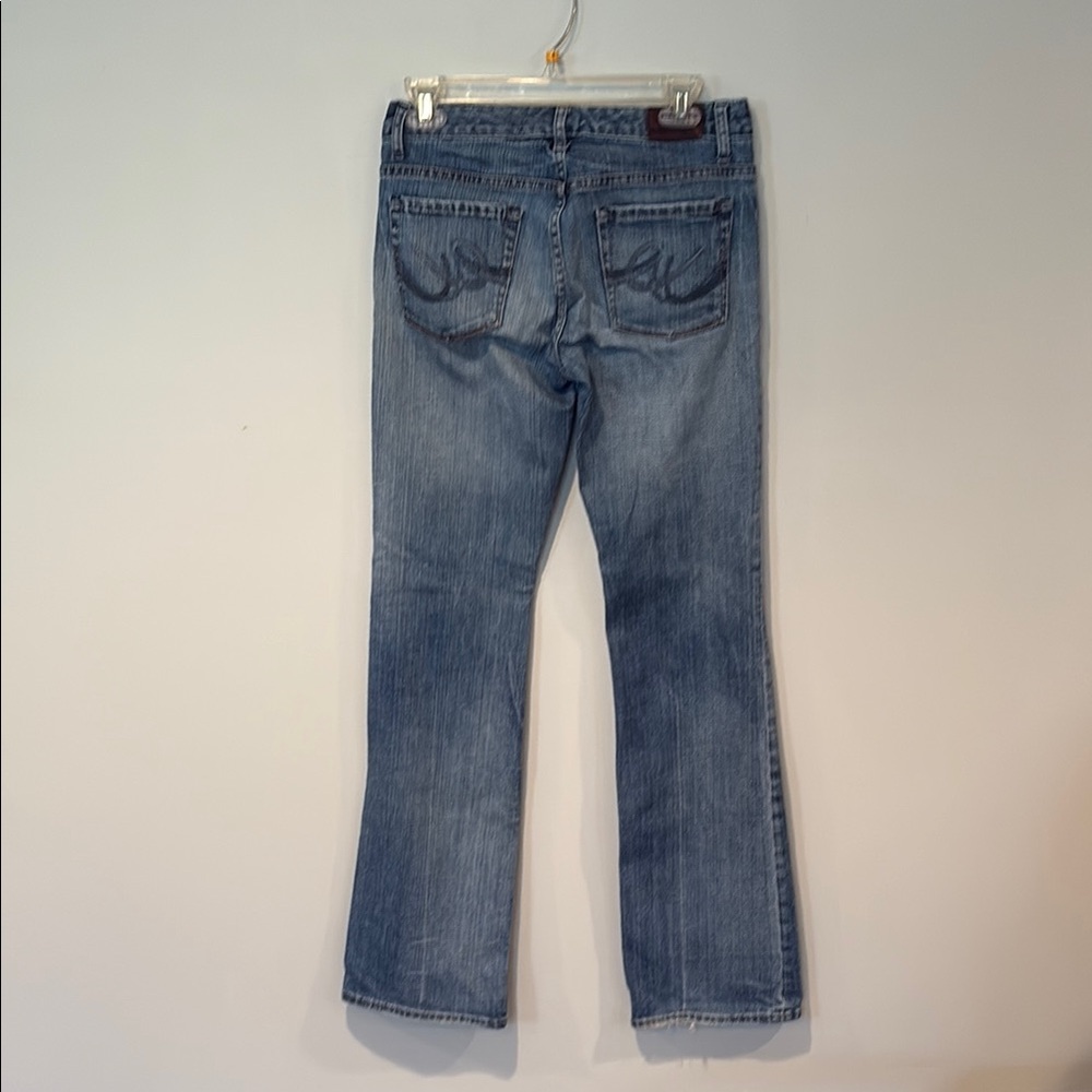 Express Blue Boot Cut Jeans Classic Style - Picture 4 of 4
